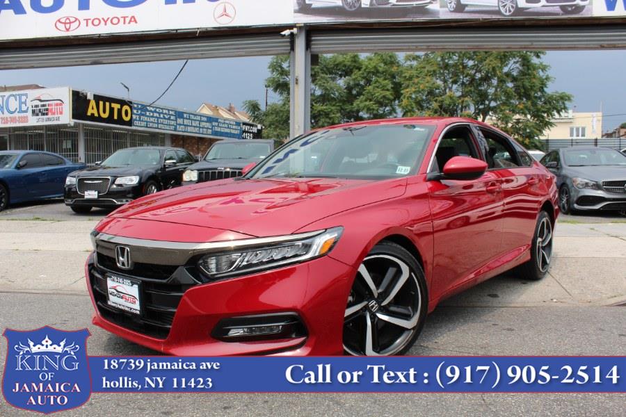 2018 Honda Accord Sedan Sport 1.5T CVT, available for sale in Hollis, New York | King of Jamaica Auto Inc. Hollis, New York