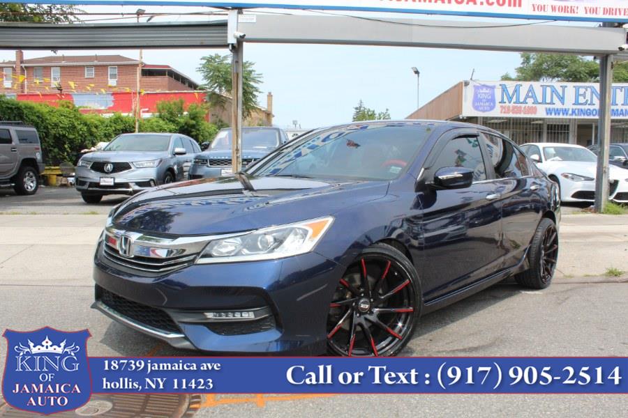 2016 Honda Accord Sedan 4dr I4 CVT Sport, available for sale in Hollis, New York | King of Jamaica Auto Inc. Hollis, New York