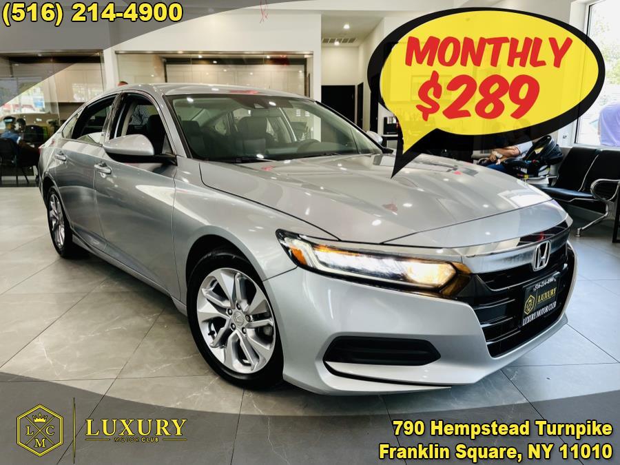 2018 Honda Accord Sedan LX 1.5T CVT, available for sale in Franklin Square, New York | Luxury Motor Club. Franklin Square, New York