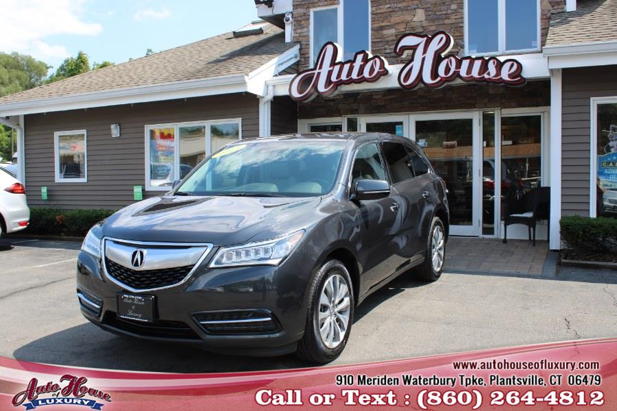 2014 Acura MDX SH-AWD 4dr Tech Pkg, available for sale in Plantsville, Connecticut | Auto House of Luxury. Plantsville, Connecticut