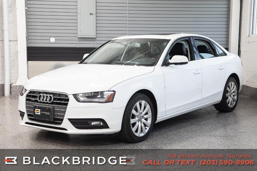 2013 Audi A4 4dr Sdn Auto quattro 2.0T Premium, available for sale in Norwalk, Connecticut | Black Bridge Motors, LLC. Norwalk, Connecticut