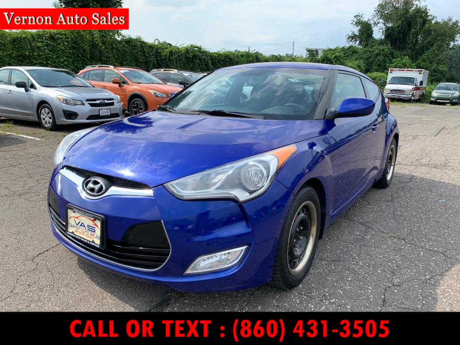 2012 Hyundai Veloster 3dr Cpe Auto w/Gray Int, available for sale in Manchester, Connecticut | Vernon Auto Sale & Service. Manchester, Connecticut