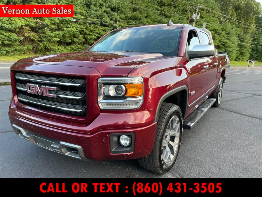 2015 GMC Sierra 1500 4WD Crew Cab 143.5" SLT, available for sale in Manchester, Connecticut | Vernon Auto Sale & Service. Manchester, Connecticut