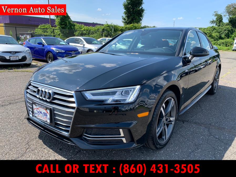 Used Audi A4 2.0 TFSI Tech Premium Plus S Tronic quattro AWD 2018 | Vernon Auto Sale & Service. Manchester, Connecticut