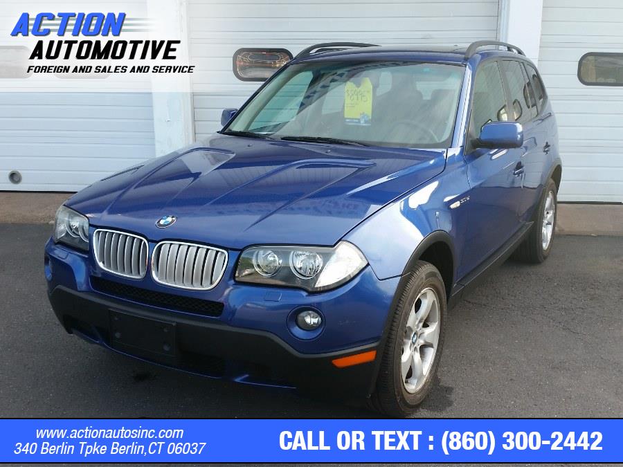 2007 BMW X3 AWD 4dr 3.0si, available for sale in Berlin, Connecticut | Action Automotive. Berlin, Connecticut