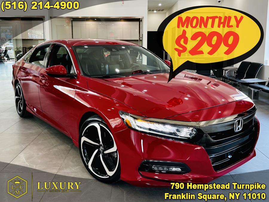 2018 Honda Accord Sedan Sport 1.5T CVT, available for sale in Franklin Square, New York | Luxury Motor Club. Franklin Square, New York