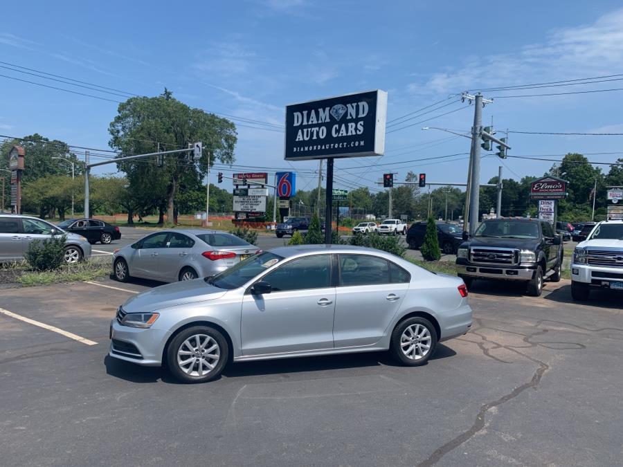 2015 Volkswagen Jetta Sedan 4dr Auto 1.8T SE PZEV, available for sale in Vernon, Connecticut | TD Automotive Enterprises LLC DBA Diamond Auto Cars. Vernon, Connecticut