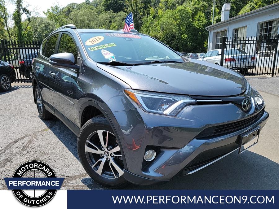 2018 Toyota RAV4 XLE AWD (Natl), available for sale in Wappingers Falls, New York | Performance Motor Cars. Wappingers Falls, New York