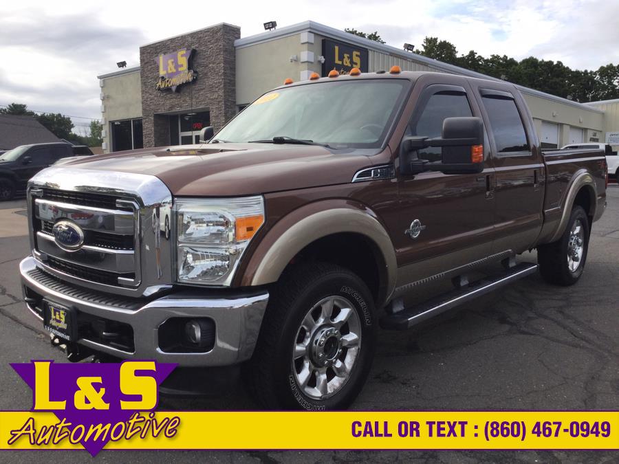 2011 Ford Super Duty F-250 SRW 4WD Crew Cab 156" Lariat, available for sale in Plantsville, Connecticut | L&S Automotive LLC. Plantsville, Connecticut