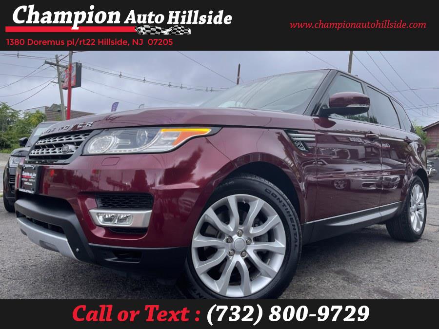 2015 Land Rover Range Rover Sport 4WD 4dr HSE, available for sale in Hillside, New Jersey | Champion Auto Sales. Hillside, New Jersey