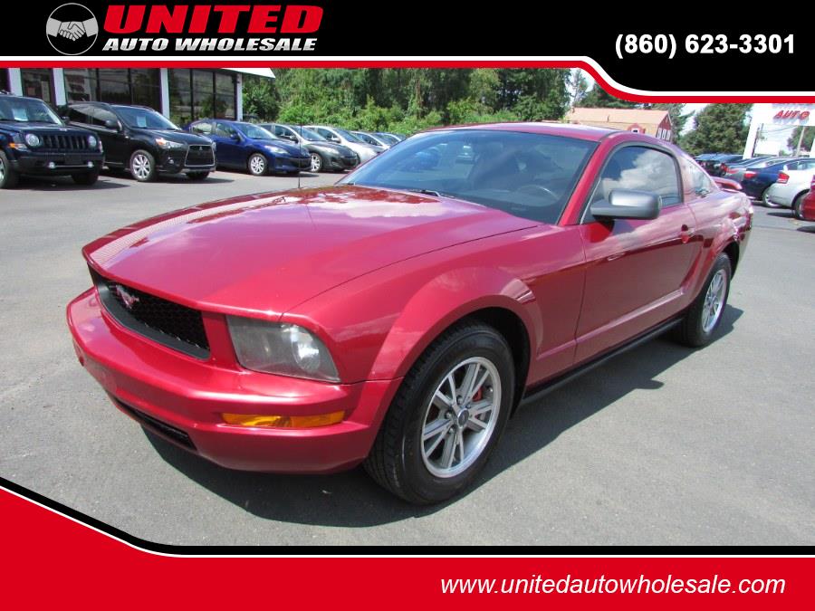 2005 Ford Mustang 2dr Cpe Deluxe, available for sale in East Windsor, Connecticut | United Auto Sales of E Windsor, Inc. East Windsor, Connecticut