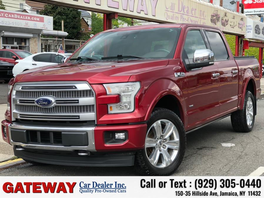 2017 Ford F-150 Platinum 4WD SuperCrew 5.5'' Box, available for sale in Jamaica, New York | Gateway Car Dealer Inc. Jamaica, New York