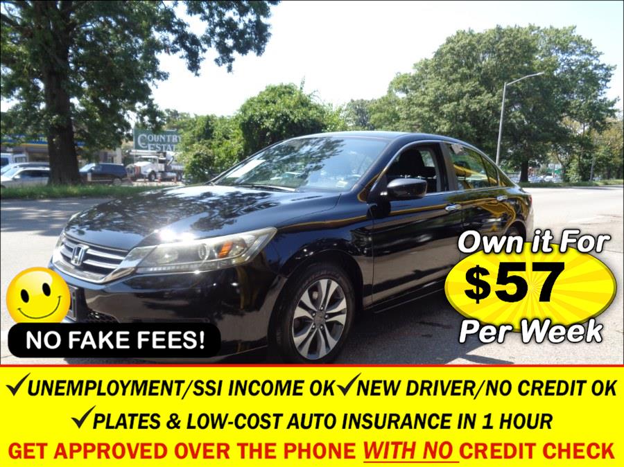 2013 Honda Accord Sdn 4dr I4 CVT LX, available for sale in Rosedale, New York | Sunrise Auto Sales. Rosedale, New York