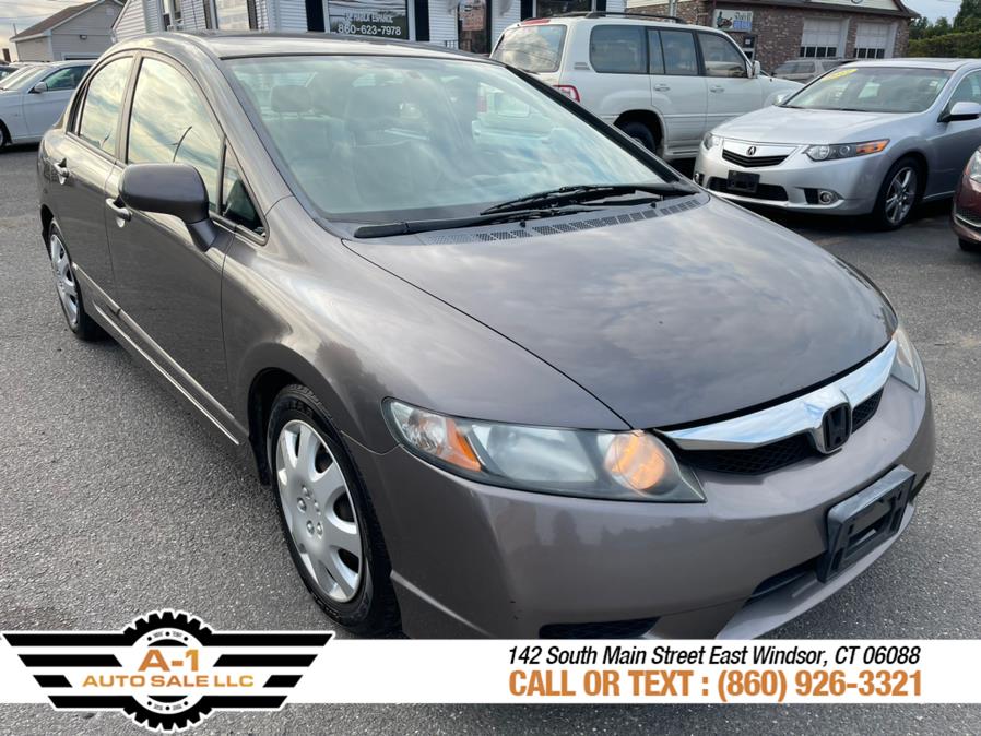 2009 Honda Civic Sdn 4dr Auto LX, available for sale in East Windsor, Connecticut | A1 Auto Sale LLC. East Windsor, Connecticut