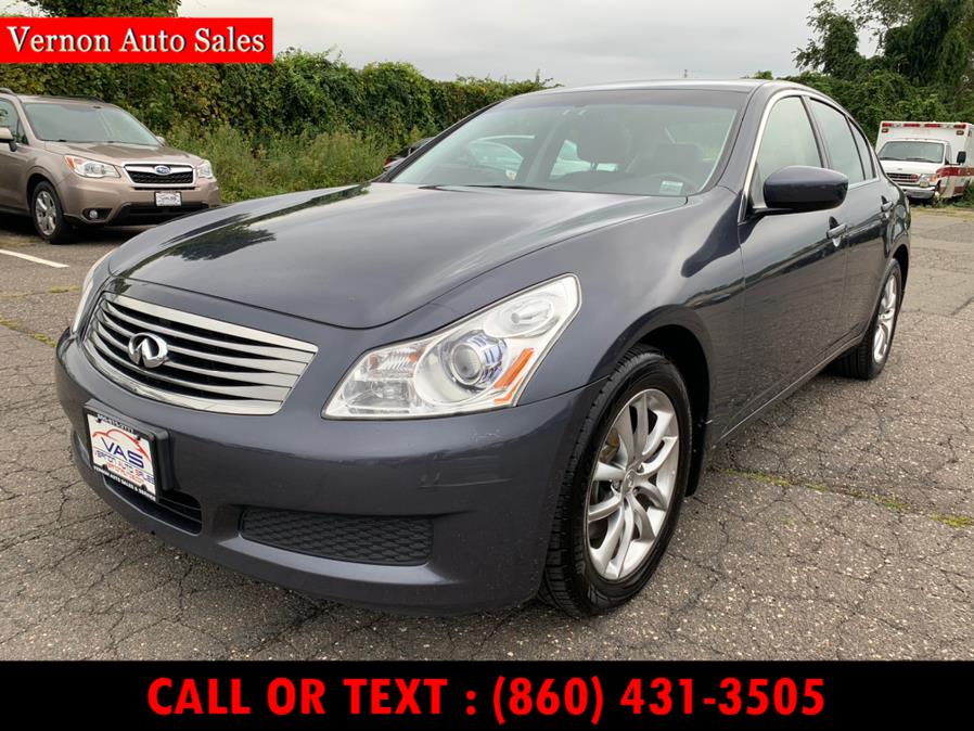 2009 Infiniti G37 Sedan 4dr x AWD, available for sale in Manchester, Connecticut | Vernon Auto Sale & Service. Manchester, Connecticut