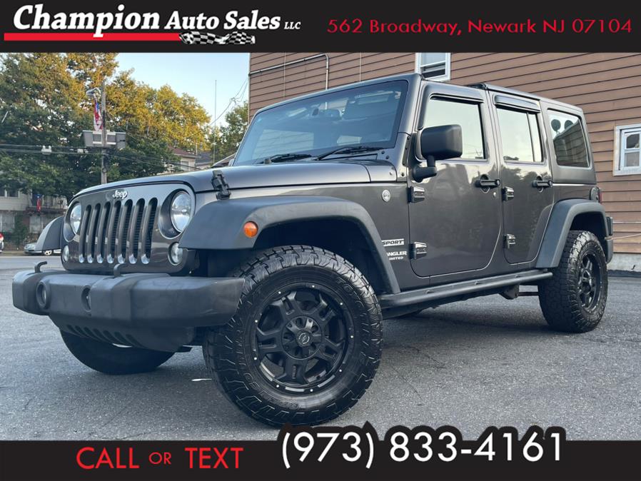 2017 Jeep Wrangler Unlimited Sport RHD 4x4, available for sale in Newark, New Jersey | Champion Auto Sales. Newark, New Jersey