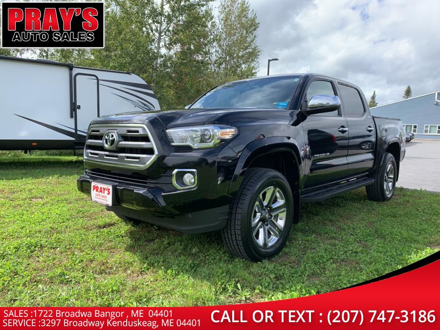 2017 Toyota Tacoma Limited Double Cab 5'' Bed V6 4x4 AT (Natl), available for sale in Bangor , Maine | Pray's Auto Sales . Bangor , Maine