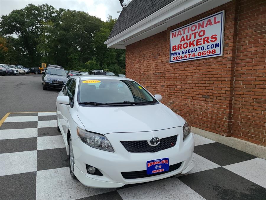 2010 Toyota Corolla 4dr Sdn Auto S, available for sale in Waterbury, Connecticut | National Auto Brokers, Inc.. Waterbury, Connecticut