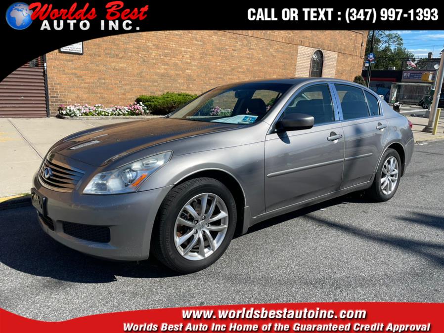 2009 INFINITI G37 Sedan 4dr x AWD, available for sale in Brooklyn, New York | Worlds Best Auto Inc. Brooklyn, New York