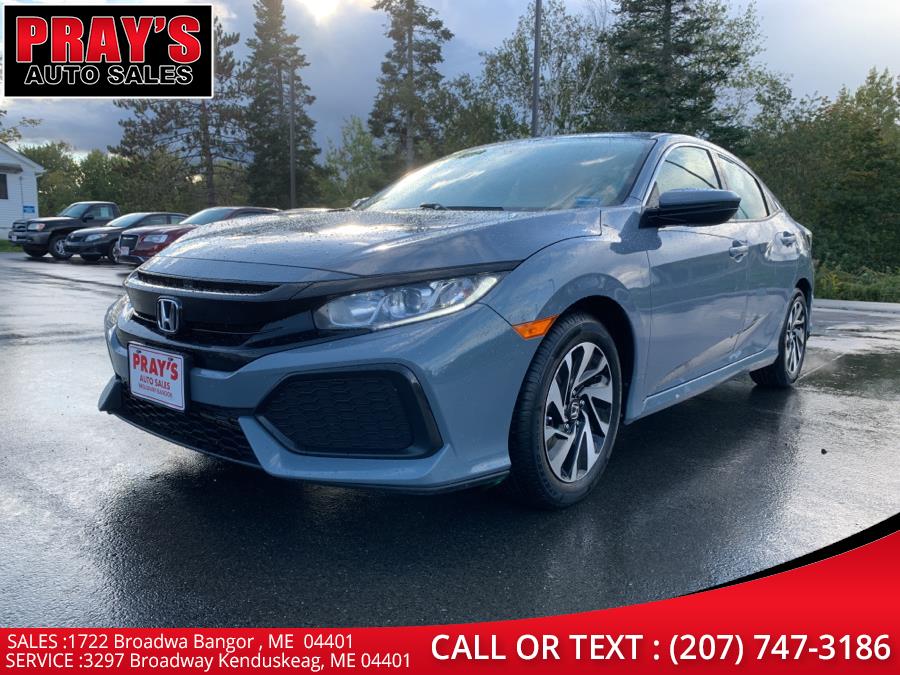 2018 Honda Civic Hatchback LX Manual, available for sale in Bangor , Maine | Pray's Auto Sales . Bangor , Maine