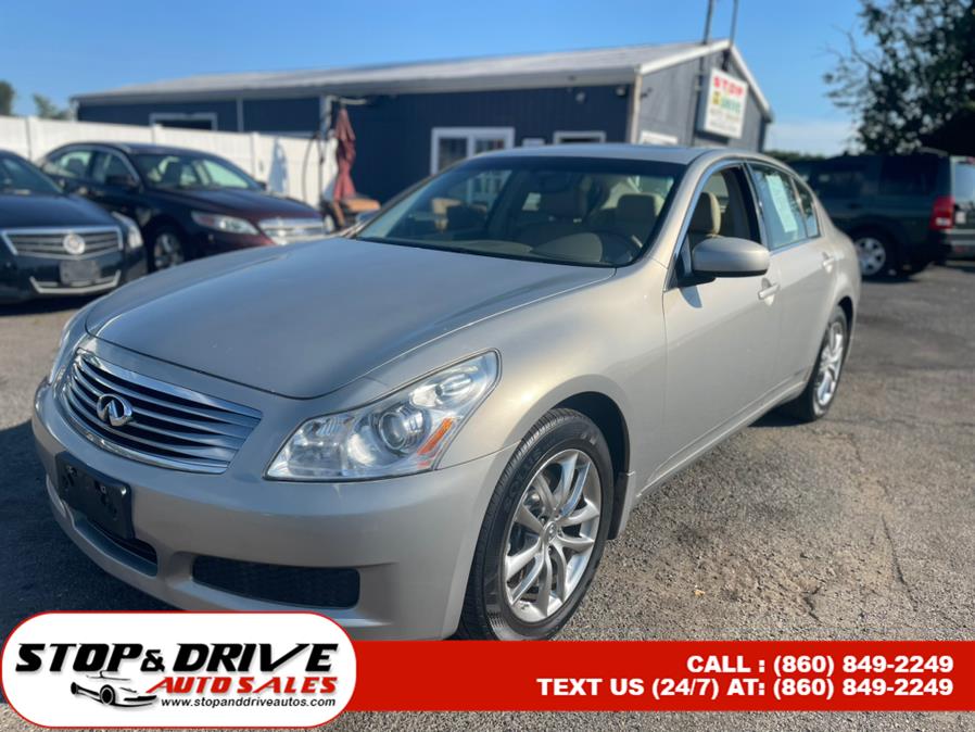 2008 Infiniti G35 Sedan 4dr x AWD, available for sale in East Windsor, Connecticut | Stop & Drive Auto Sales. East Windsor, Connecticut