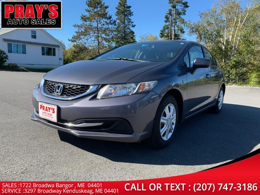 2014 Honda Civic Sedan 4dr CVT LX, available for sale in Bangor , Maine | Pray's Auto Sales . Bangor , Maine