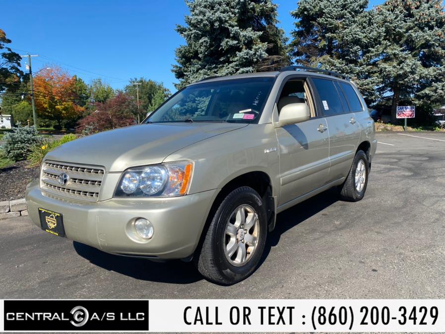2001 Toyota Highlander 4dr V6 4WD, available for sale in East Windsor, Connecticut | Central A/S LLC. East Windsor, Connecticut