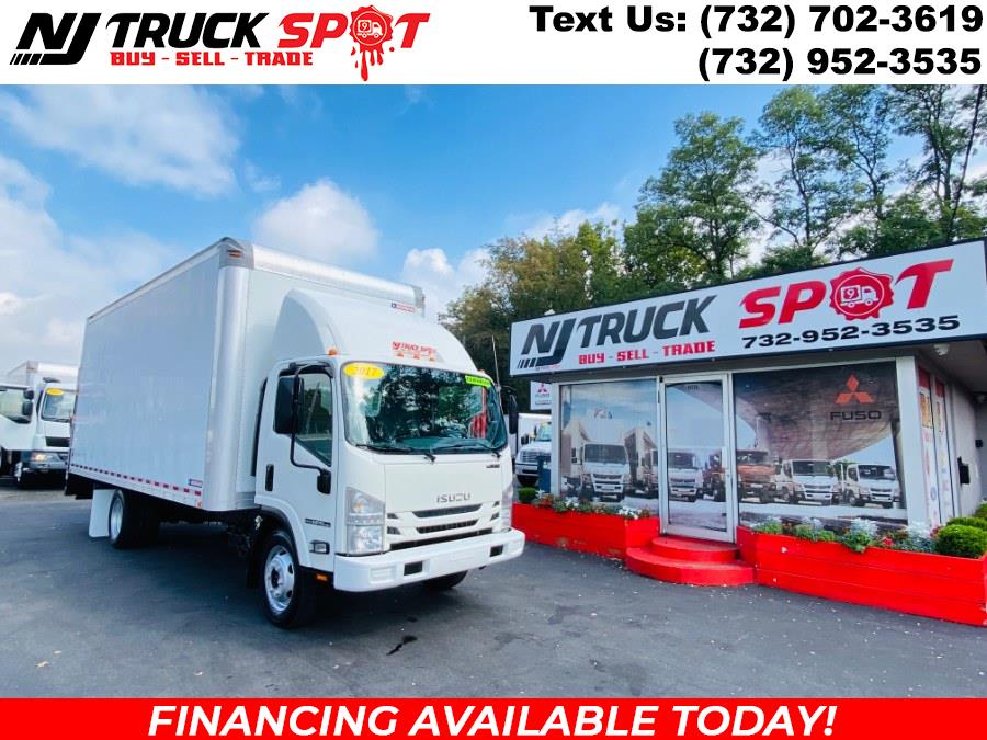2017 Isuzu NPR HD GAS REG 20 FEET DRY BOX + SIDE DOOR + LIFT GATE + NO CDL, available for sale in South Amboy, New Jersey | NJ Truck Spot. South Amboy, New Jersey
