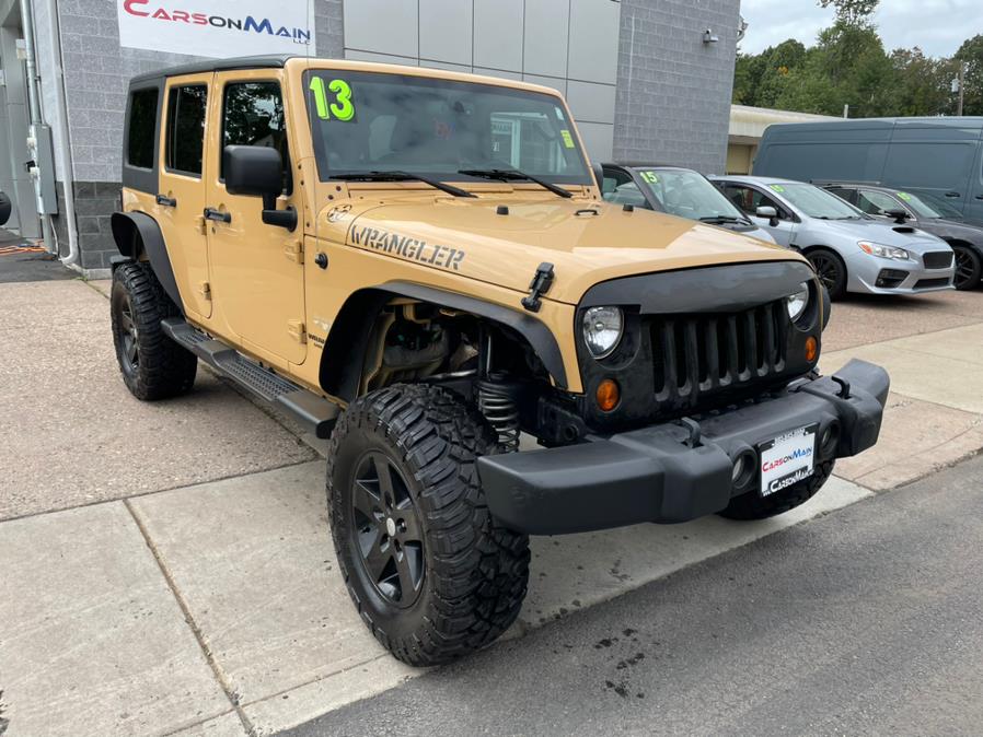 2013 Jeep Wrangler Unlimited 4WD 4dr Sahara, available for sale in Manchester, Connecticut | Carsonmain LLC. Manchester, Connecticut