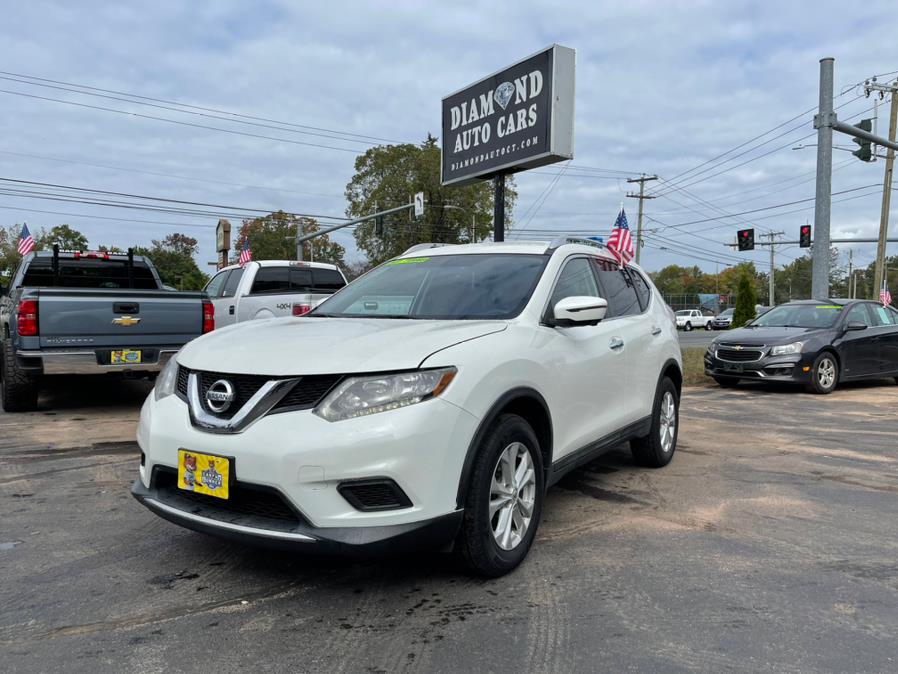 2016 Nissan Rogue AWD 4dr SV, available for sale in Vernon, Connecticut | TD Automotive Enterprises LLC DBA Diamond Auto Cars. Vernon, Connecticut