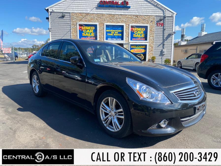 2010 Infiniti G37 Sedan 4dr x AWD, available for sale in East Windsor, Connecticut | Central A/S LLC. East Windsor, Connecticut
