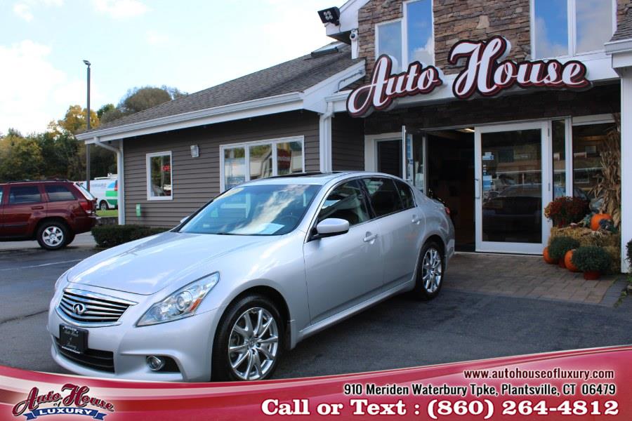 2010 Infiniti G37 Sedan 4dr x AWD, available for sale in Plantsville, Connecticut | Auto House of Luxury. Plantsville, Connecticut