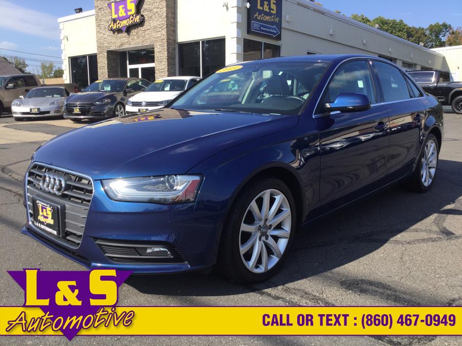 2013 Audi A4 4dr Sdn Auto quattro 2.0T Premium Plus, available for sale in Plantsville, Connecticut | L&S Automotive LLC. Plantsville, Connecticut