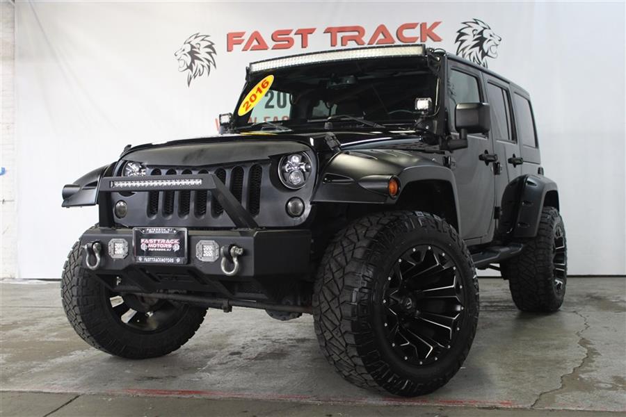 2016 Jeep Wrangler Unlimited SPORT, available for sale in Paterson, New Jersey | Fast Track Motors. Paterson, New Jersey