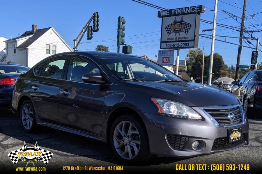 2015 Nissan Sentra 4dr Sdn I4 CVT SR, available for sale in Worcester, Massachusetts | Rally Motor Sports. Worcester, Massachusetts