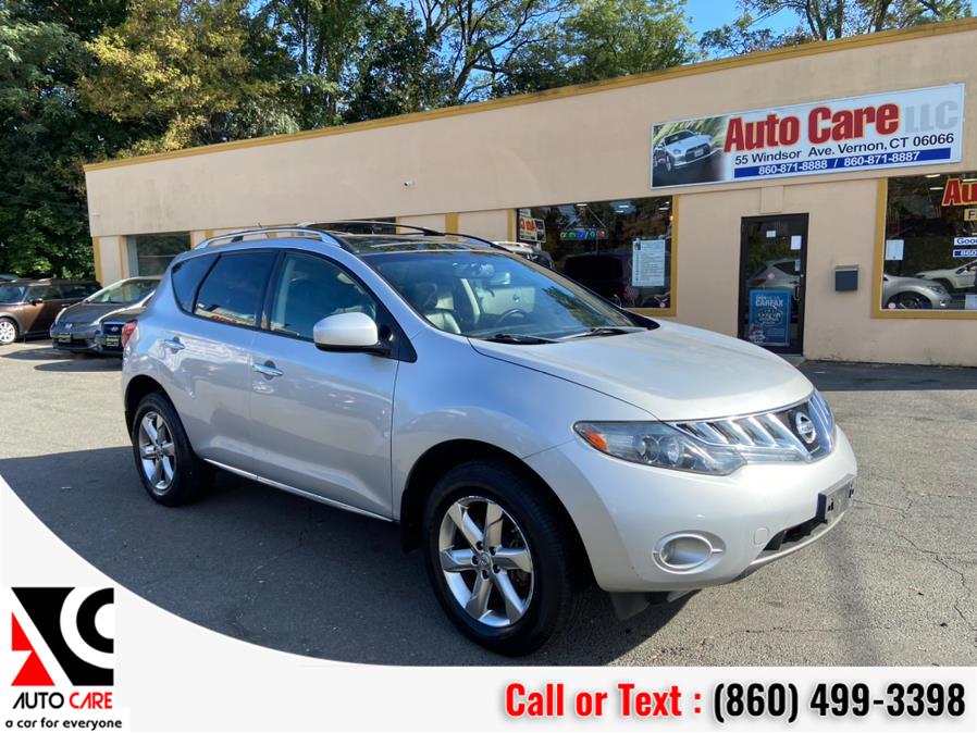2010 Nissan Murano AWD 4dr SL, available for sale in Vernon, Connecticut | Auto Care Motors. Vernon, Connecticut