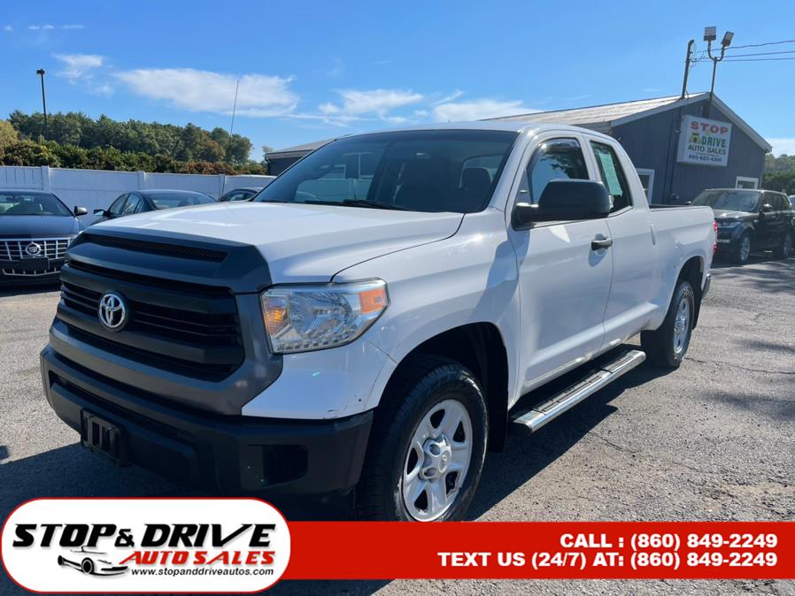 2014 Toyota Tundra 4WD Truck Double Cab 4.6L V8 6-Spd AT SR (Natl), available for sale in East Windsor, Connecticut | Stop & Drive Auto Sales. East Windsor, Connecticut