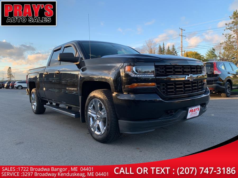 2016 Chevrolet Silverado 1500 4WD Double Cab 143.5" Custom, available for sale in Bangor , Maine | Pray's Auto Sales . Bangor , Maine