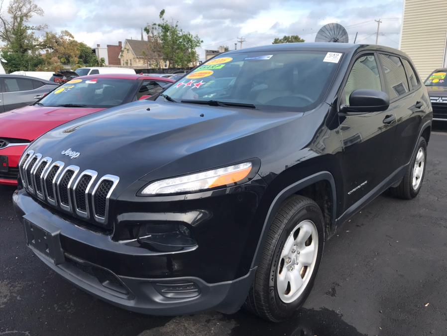 2016 Jeep Cherokee 4WD 4dr Sport, available for sale in Bridgeport, Connecticut | Affordable Motors Inc. Bridgeport, Connecticut