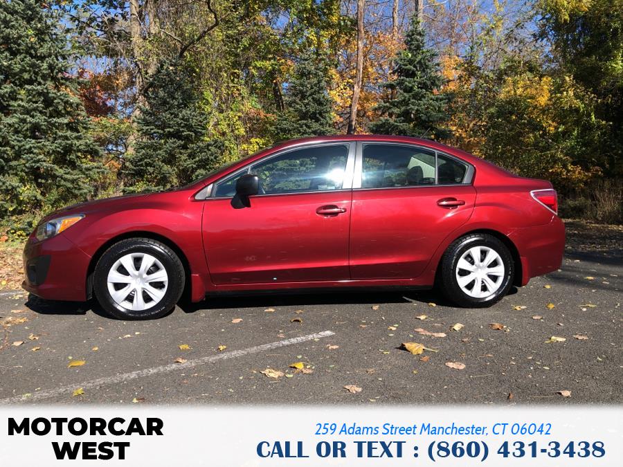 2012 Subaru Impreza Sedan 4dr Auto 2.0i, available for sale in Manchester, Connecticut | Motorcar West. Manchester, Connecticut