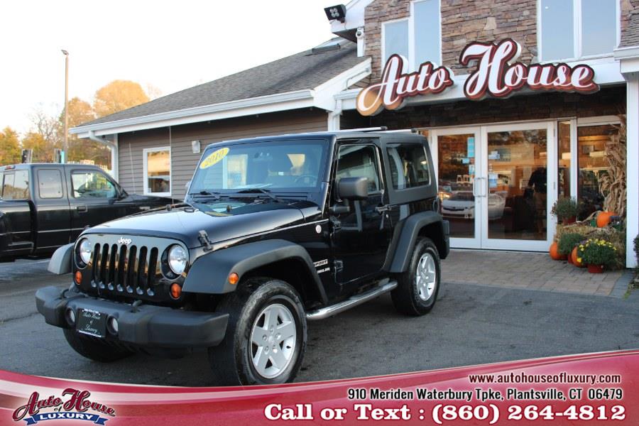 2010 Jeep Wrangler 4WD 2dr Sport, available for sale in Plantsville, Connecticut | Auto House of Luxury. Plantsville, Connecticut