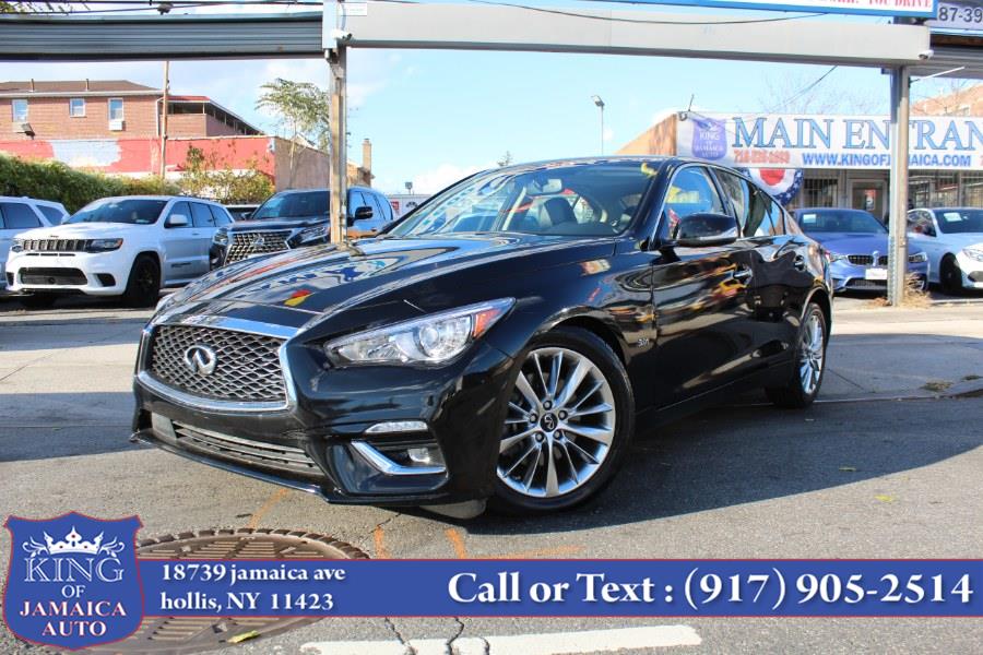 2020 INFINITI Q50 3.0t LUXE RWD, available for sale in Hollis, New York | King of Jamaica Auto Inc. Hollis, New York