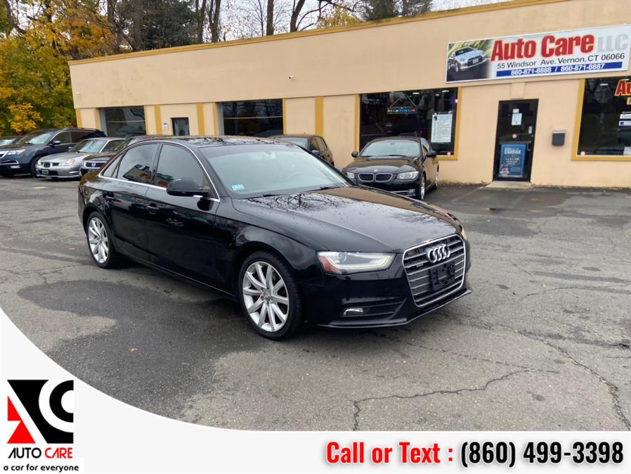 2013 Audi A4 4dr Sdn Man quattro 2.0T Premium Plus, available for sale in Vernon, Connecticut | Auto Care Motors. Vernon, Connecticut