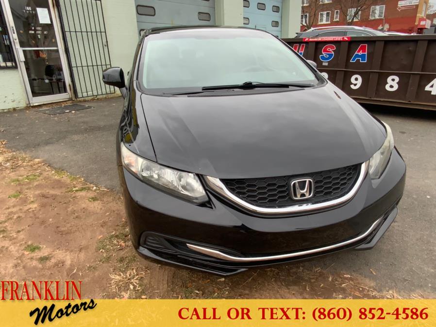 2013 Honda Civic Sdn 4dr Auto LX, available for sale in Hartford, Connecticut | Franklin Motors Auto Sales LLC. Hartford, Connecticut