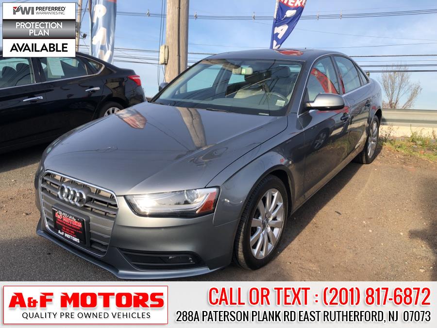 2013 Audi A4 4dr Sdn Man quattro 2.0T Premium, available for sale in East Rutherford, New Jersey | A&F Motors LLC. East Rutherford, New Jersey