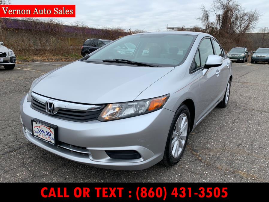 2012 Honda Civic Sdn 4dr Auto EX-L, available for sale in Manchester, Connecticut | Vernon Auto Sale & Service. Manchester, Connecticut