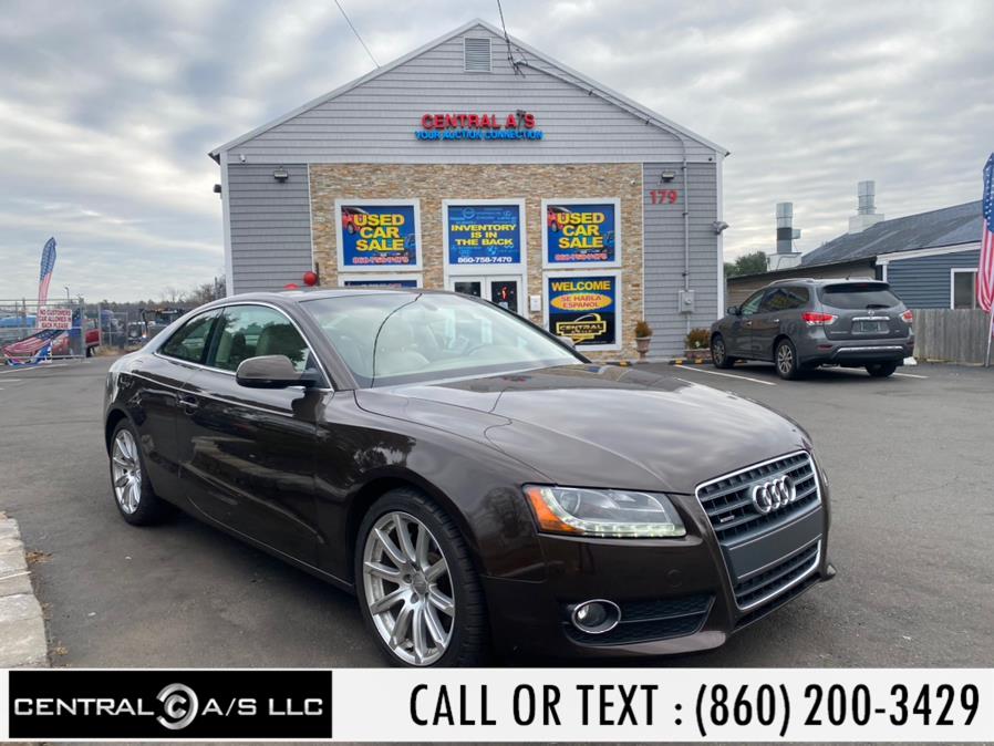 2011 Audi A5 2dr Cpe Man quattro 2.0T Premium Plus, available for sale in East Windsor, Connecticut | Central A/S LLC. East Windsor, Connecticut