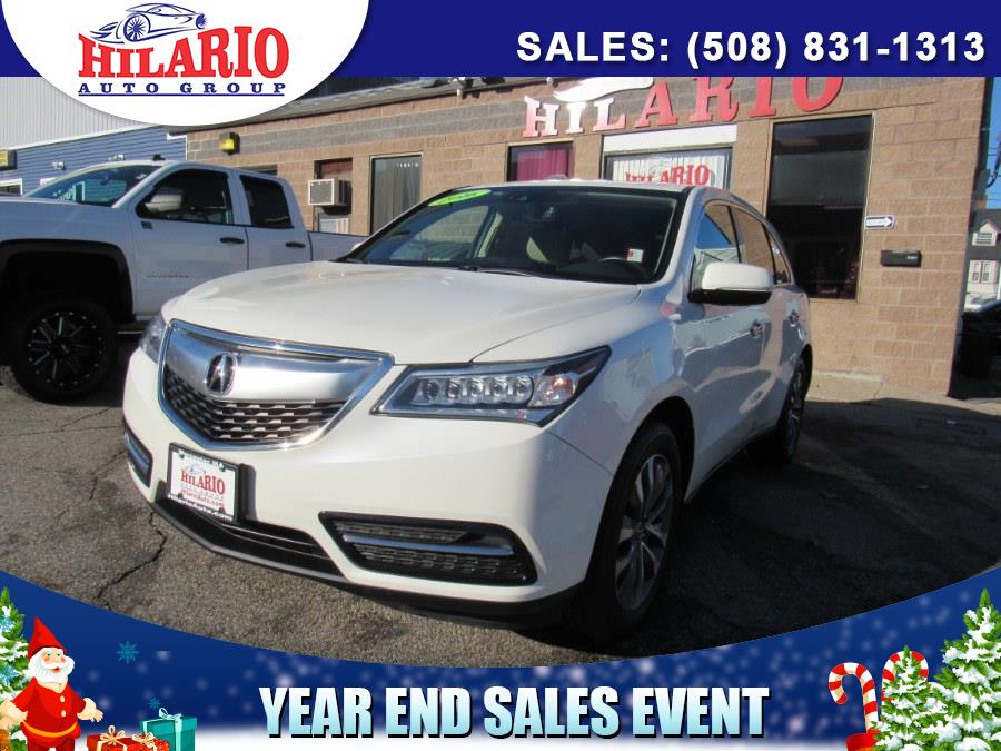 2016 Acura MDX Tech Pkg, available for sale in Worcester, Massachusetts | Hilario's Auto Sales Inc.. Worcester, Massachusetts