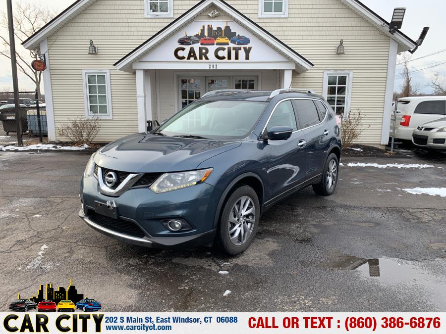 2014 Nissan Rogue AWD 4dr SL, available for sale in East Windsor, Connecticut | Car City LLC. East Windsor, Connecticut