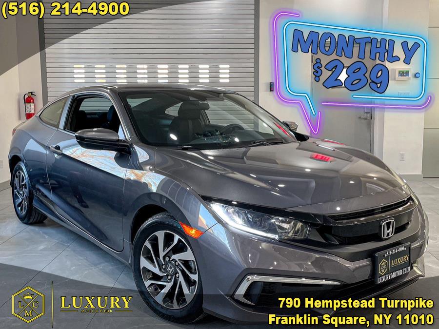 2019 Honda Civic Coupe LX CVT, available for sale in Franklin Square, New York | Luxury Motor Club. Franklin Square, New York